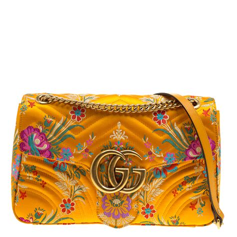 shoulder bag gucci yellow